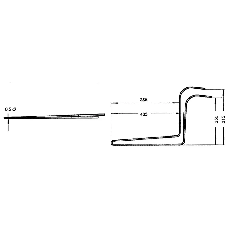 Zinke lang zu Bautz 6,5mm Ausverkauf