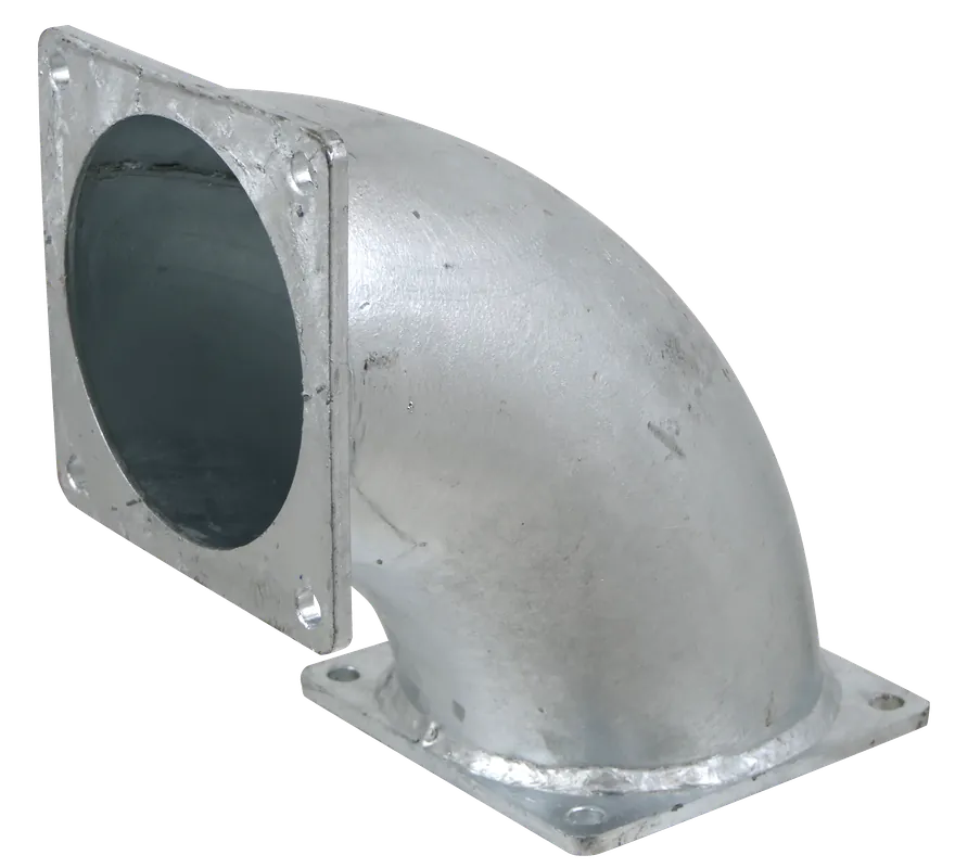 Doppelflanschbogen 90° 6 Radius 400mm Direktkauf