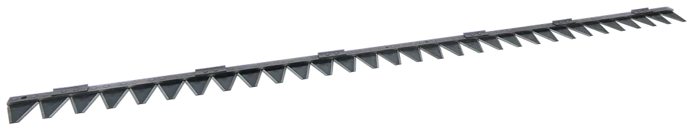 Top-Seller Mähmesser 158 cm, 31 Klingen 59015, mit 6 Führungsleisten und glatter Aufnahme, 2 Gewindelöcher M8, passend zu Aebi, BCS, Reform