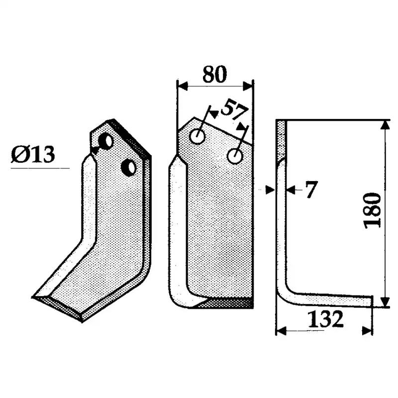 Markenprodukt Fräsmesser passend zu Howard