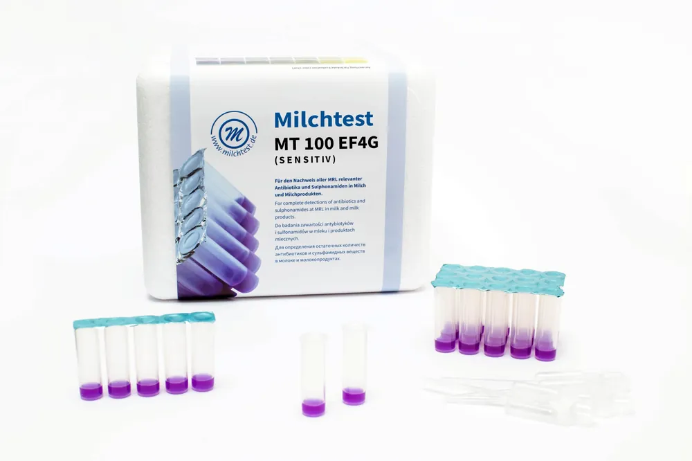 Milchtest MT 100 EF4G Sensitiv Milch Hemmstofftest Schneller Versand