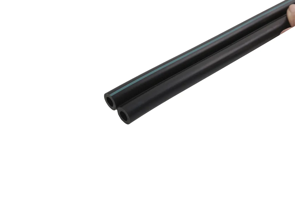 Echt Gummi Doppel Milchschlauch, 10mm Biomilker