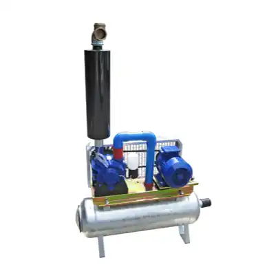 Preis Gesenkt Vakuumpumpe 2200 Liter/ 5,5 kW auf Tank komplett
